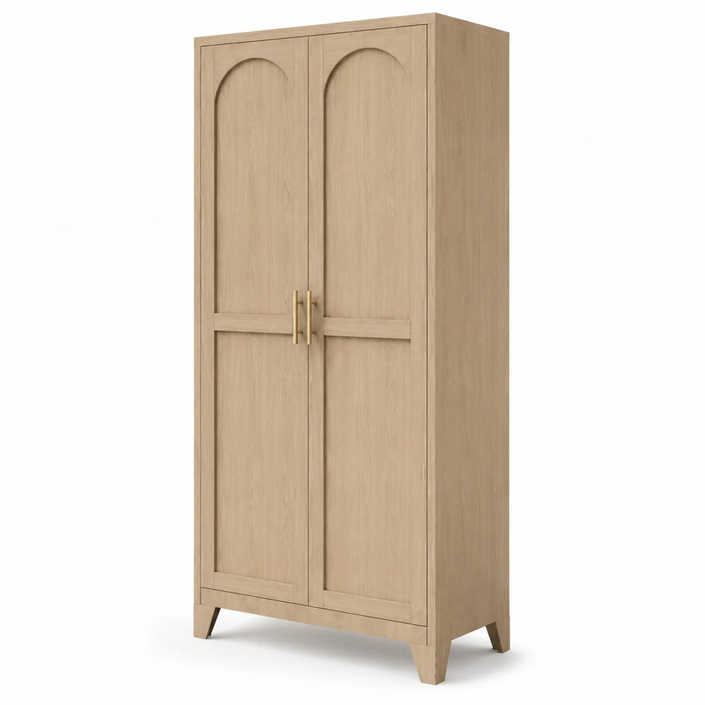 Armario de Dos Puertas de Madera 180x80x50 cm