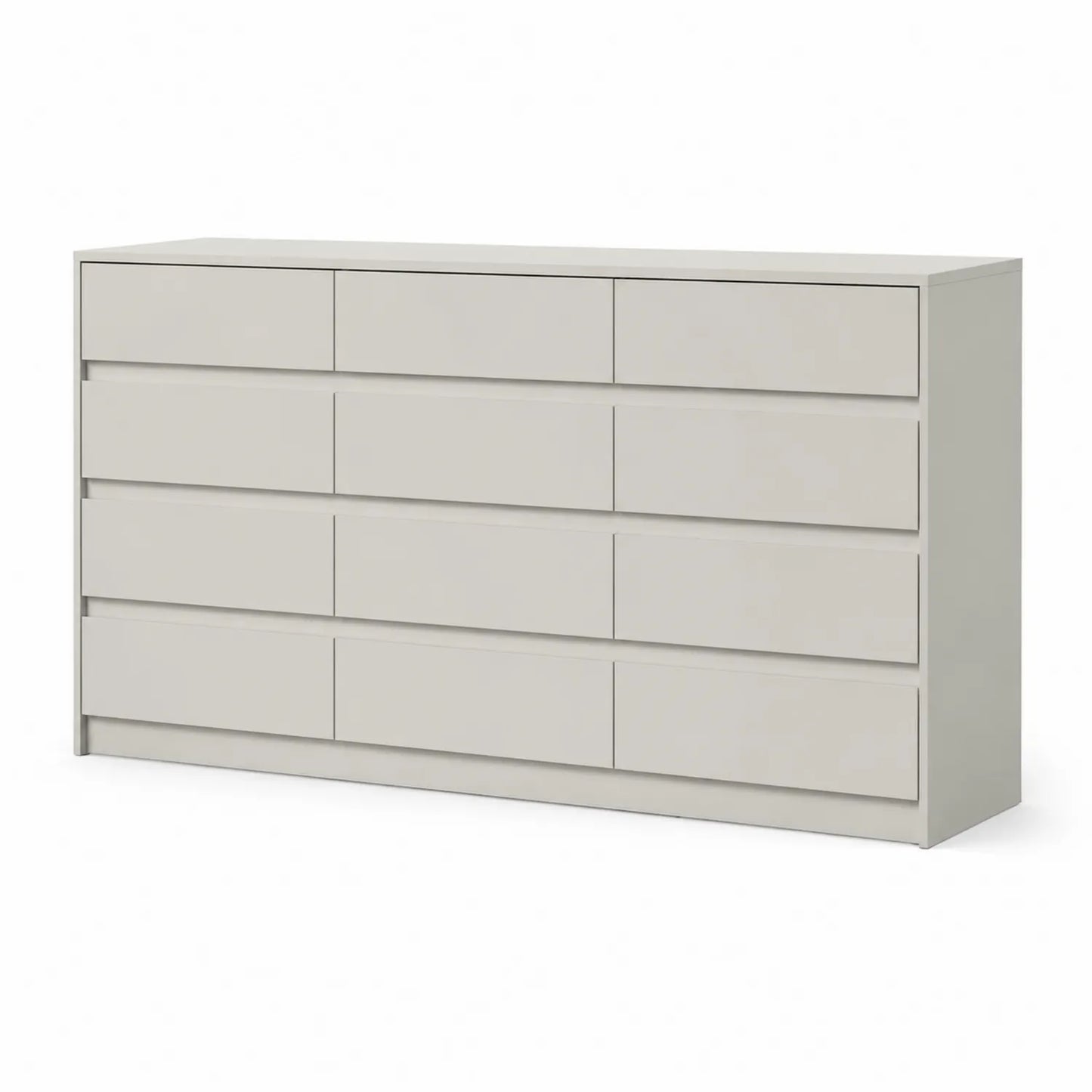 Cajonera de MDF color Crema con 10 cajones 120x80x40 cm